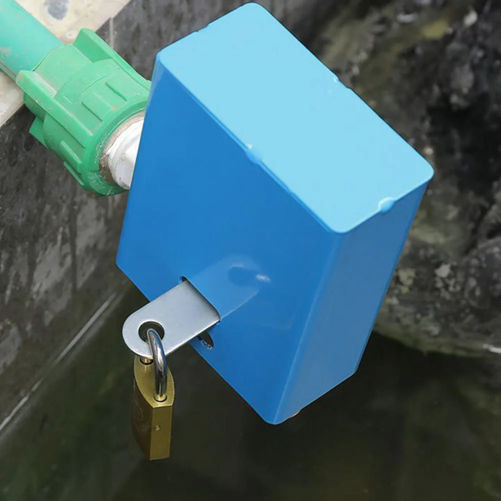 

1Set Garden Hose Faucet Lock Durable Sun-Resistant Easy Install Anti-Theft Cover for Outdoors Homes Yards Faucet Lock