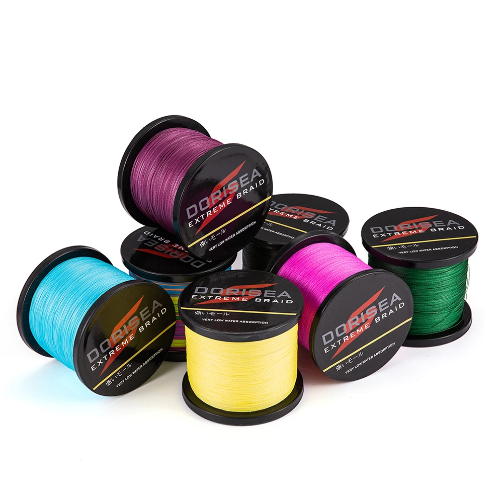 DORISEA 8 Stränge 100m Extreme Geflochtene Multifilament Angelschnur 6lb 10lb 20lb 30lb 60lb 80lb 100lb 200lb 300lb – Detail 2