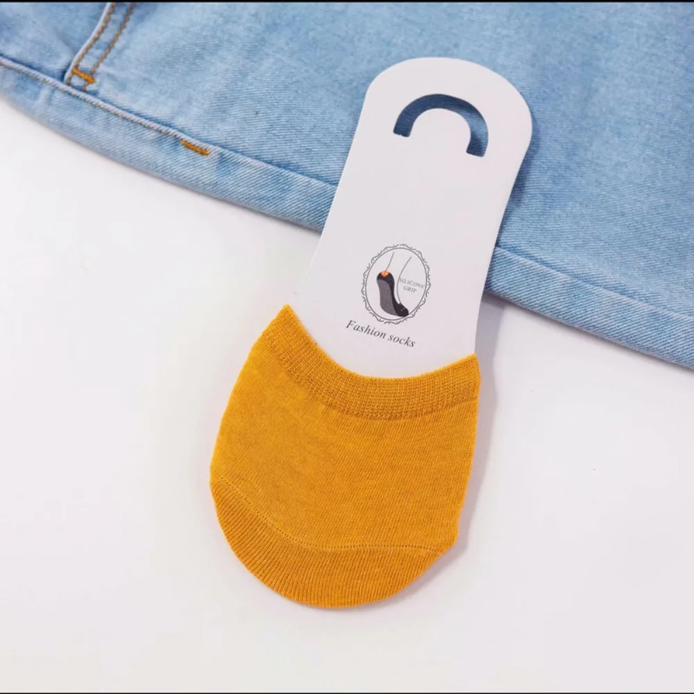 Simple Cotton Forefoot Socks Anti-skid Breathable Forefoot Half Foot Toe Socks Invisible Front Foot Open Toe Split Toe Socks