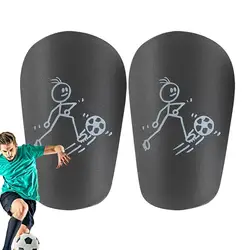 2 pezzi Mini parastinchi parastinchi da calcio antiurto resistenti all'usura canilleras da calcio per uomo parastinchi da Kick boxing