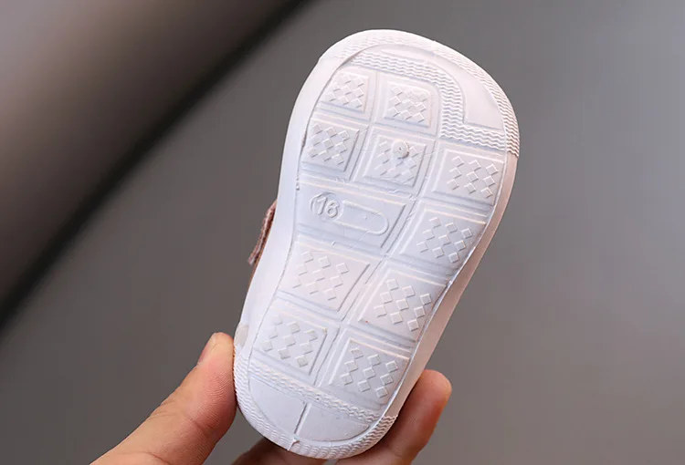 2026 Mit Geräusch Baby-Schuhe Frühling Herbst Kleinkind-Laufschuhe Neugeborenen-Lauflernschuhe für Jungen und Mädchen Rosa, Braun – Detail 18