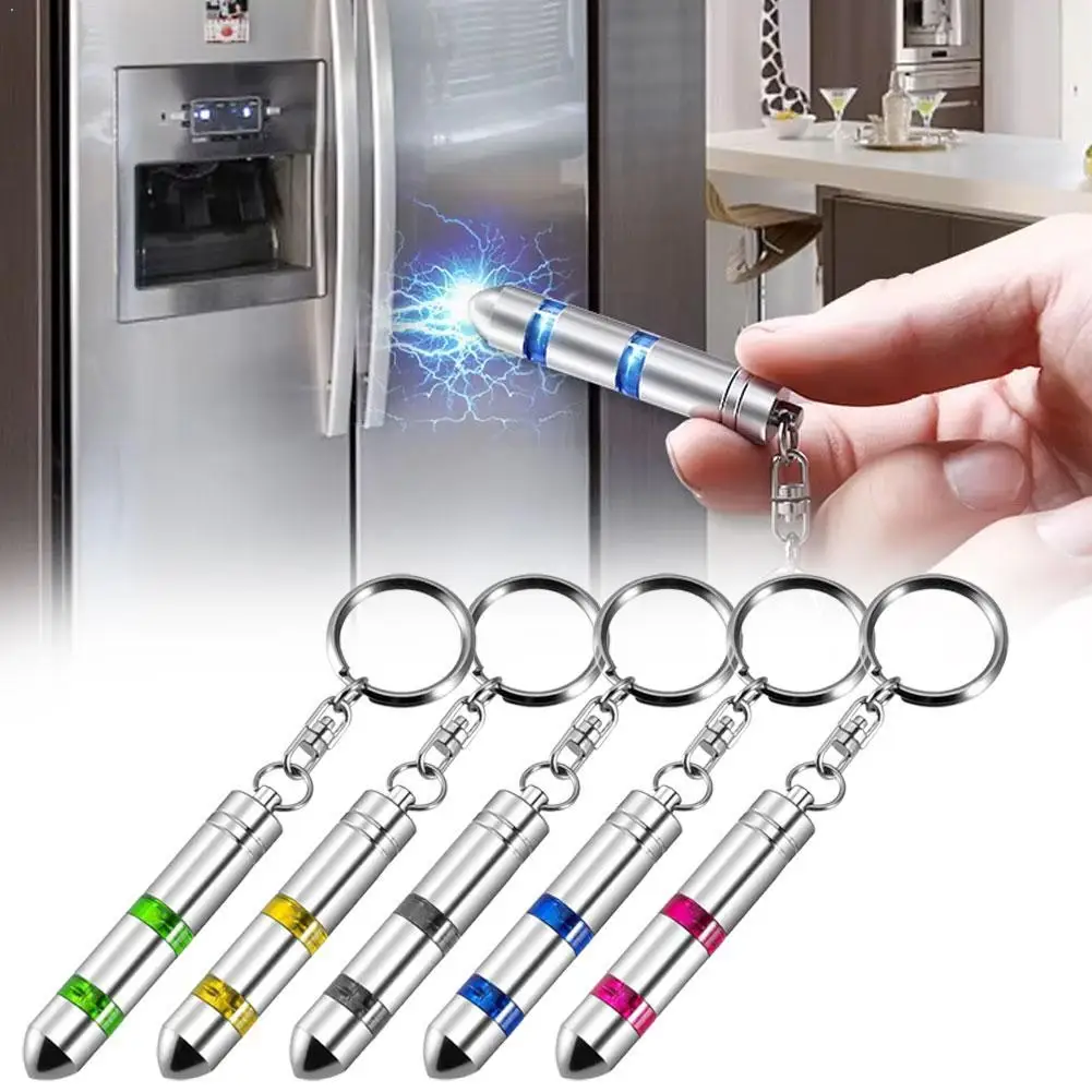 Porte-clés antistatique, tige statique universelle, déchargeur électrostatique en plastique ABS, climat sec d'hiver, fournitures de voiture antistatiques
