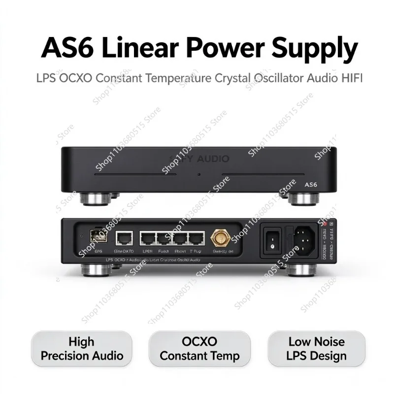AS6 Linear Power Supply LPS OCXO Constant Temperature Crystal Oscillator Audio HIFI Fever High End