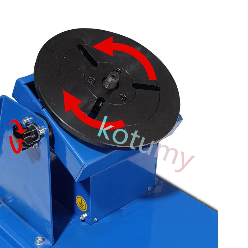 10KG Rotary Welding Positioner Turntable Tilte Table for Annular Welding AC220/110V High Positioning Accuracy Argon Arc Welding