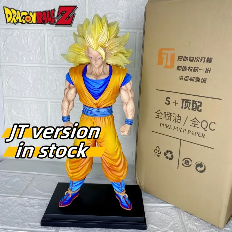 

Jt Dragon Ball Son Goku Ssj3 30cm Pvc Action Figure Collectible Super Saiyan Goku Model Toy For Home Decor And Gifts