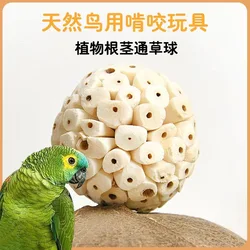 New Bird Tearing Toy Bird Cage Hanging Toy Balls Parrot Chewing Toy Standing Perch for Small Large Bird Birdcage Accessories