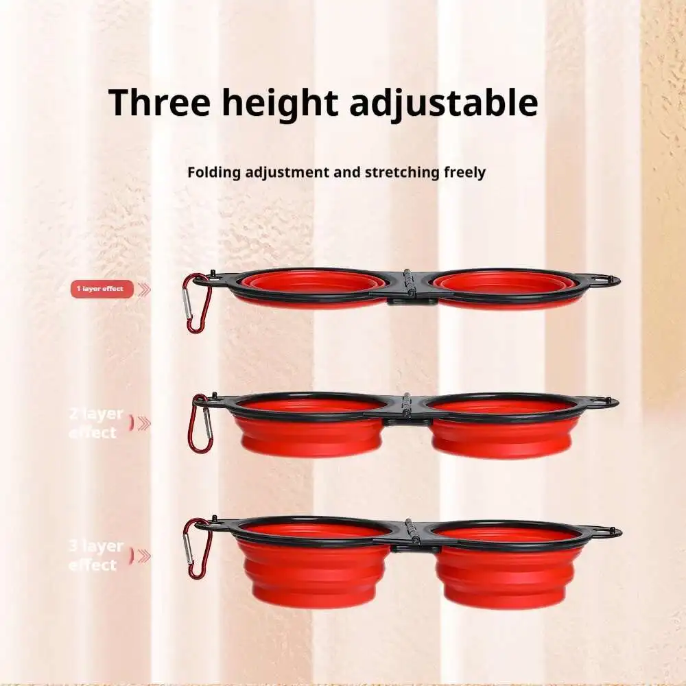 Collapsible 2-in-1 Dog Travel Bowl 4