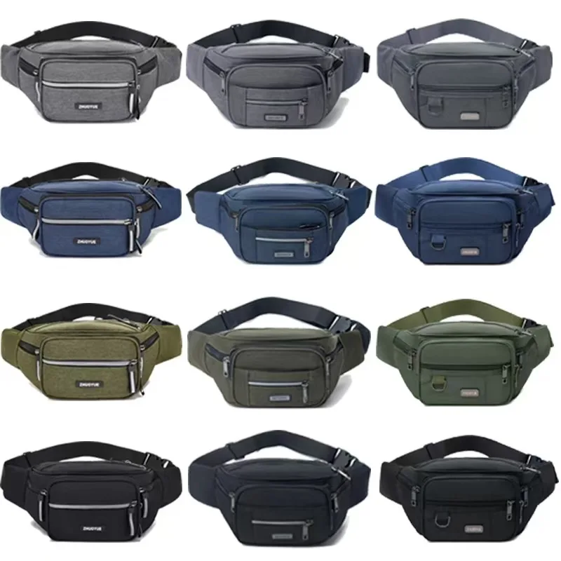 

Мужская спортивная поясная сумка из водонепроницаемой ткани, женская повседневная и модная поясная сумка большой емкости для хранения кассовых аппаратов
