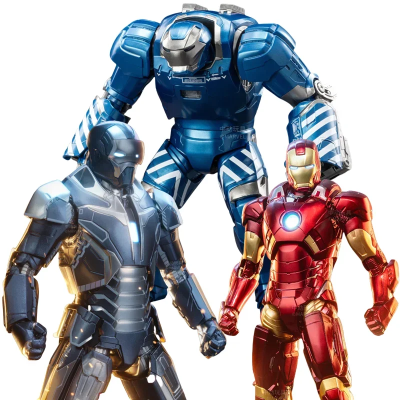Vengadores Tony Stark Iron Man MK26 MK36 MK15 MK2 máquina de guerra MK2 MK26 MK36 MK15 modelo de figura de acción juguetes regalos