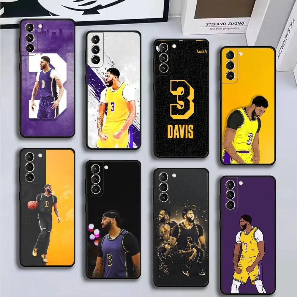 

Basketball A-Anthony Davis Phone Case For Samsung GalaxyA13,21s,22,31,32,52,53,71,72,73,Soft Black Cover