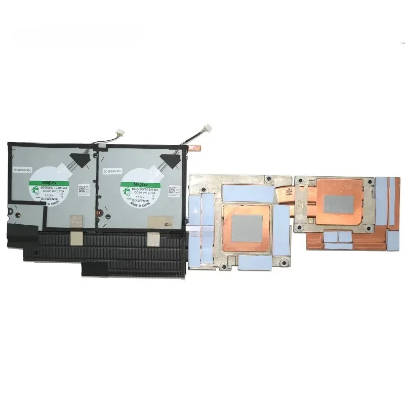 

028WXW 0MFWHG 28WXW MFWHG Новый для Precision 7670 M7670 A5500 Кулер для процессора и графического процессора Вентилятор радиатора TT