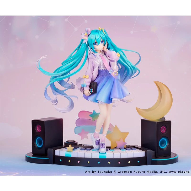 In Stock Original HOBBY STOCK Hatsune Miku Figure Digital Stars 2021 Miku Model 25.5Cm Anime Figurine Model Toys for Girls Gift