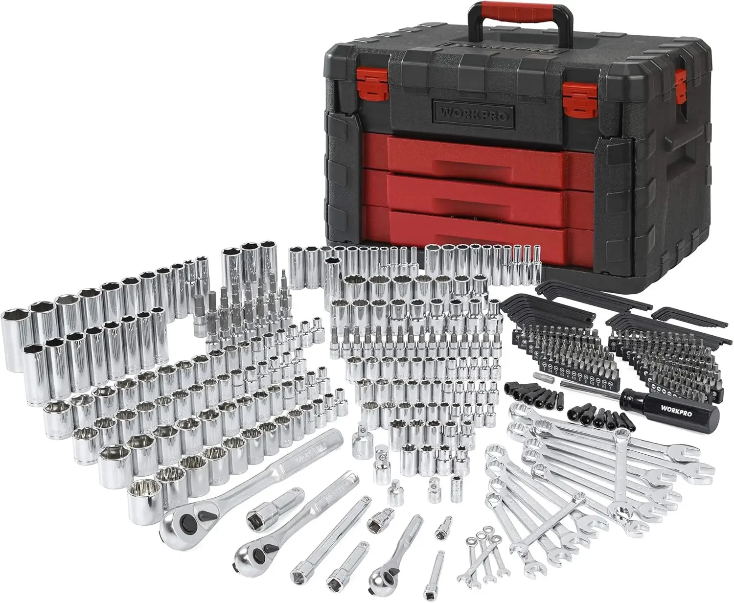 450-Piece Drive Socket Set 1/2