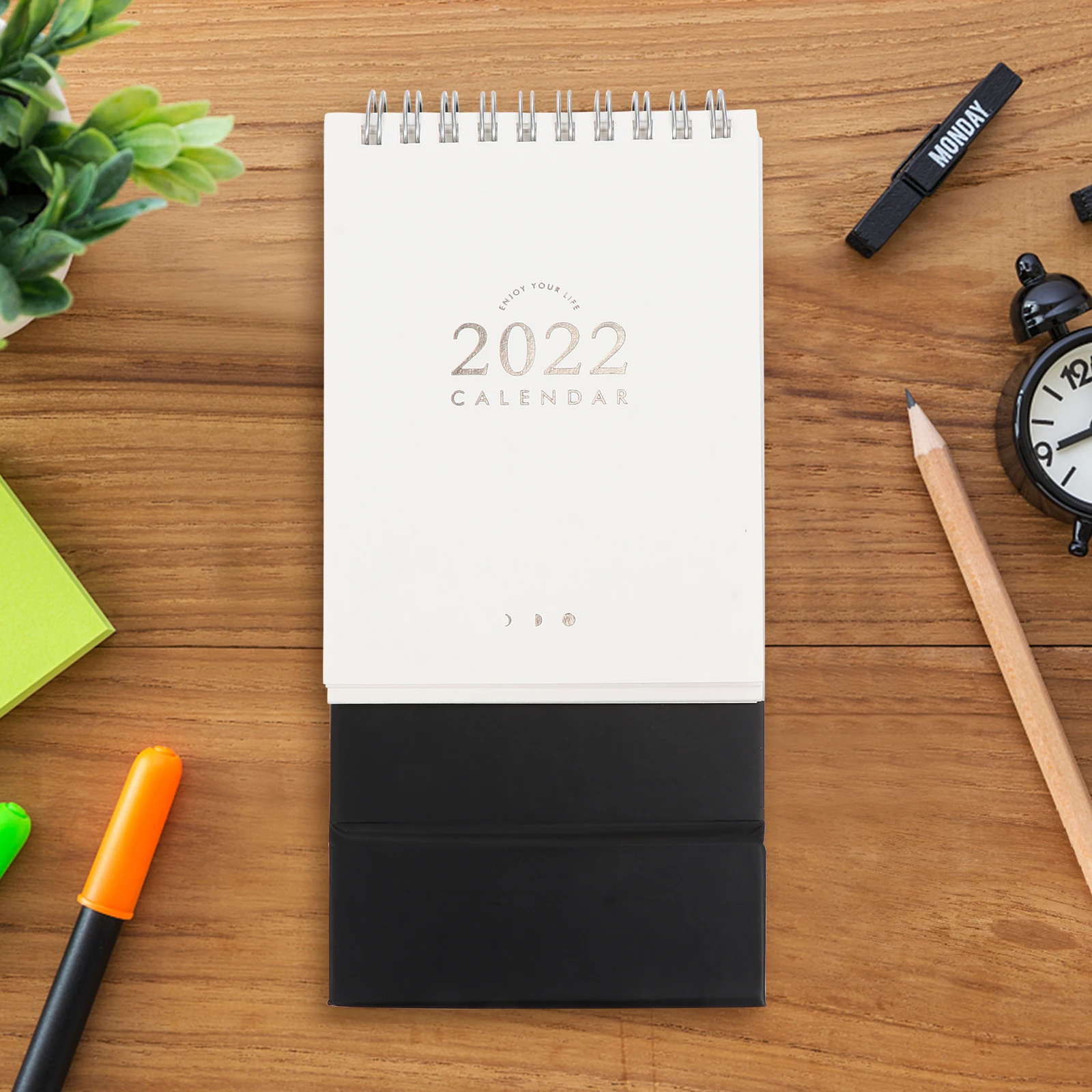 Desktop Notebook Calendar Memo Pad Small Yearly Mini Planner Paper Decoration Baby