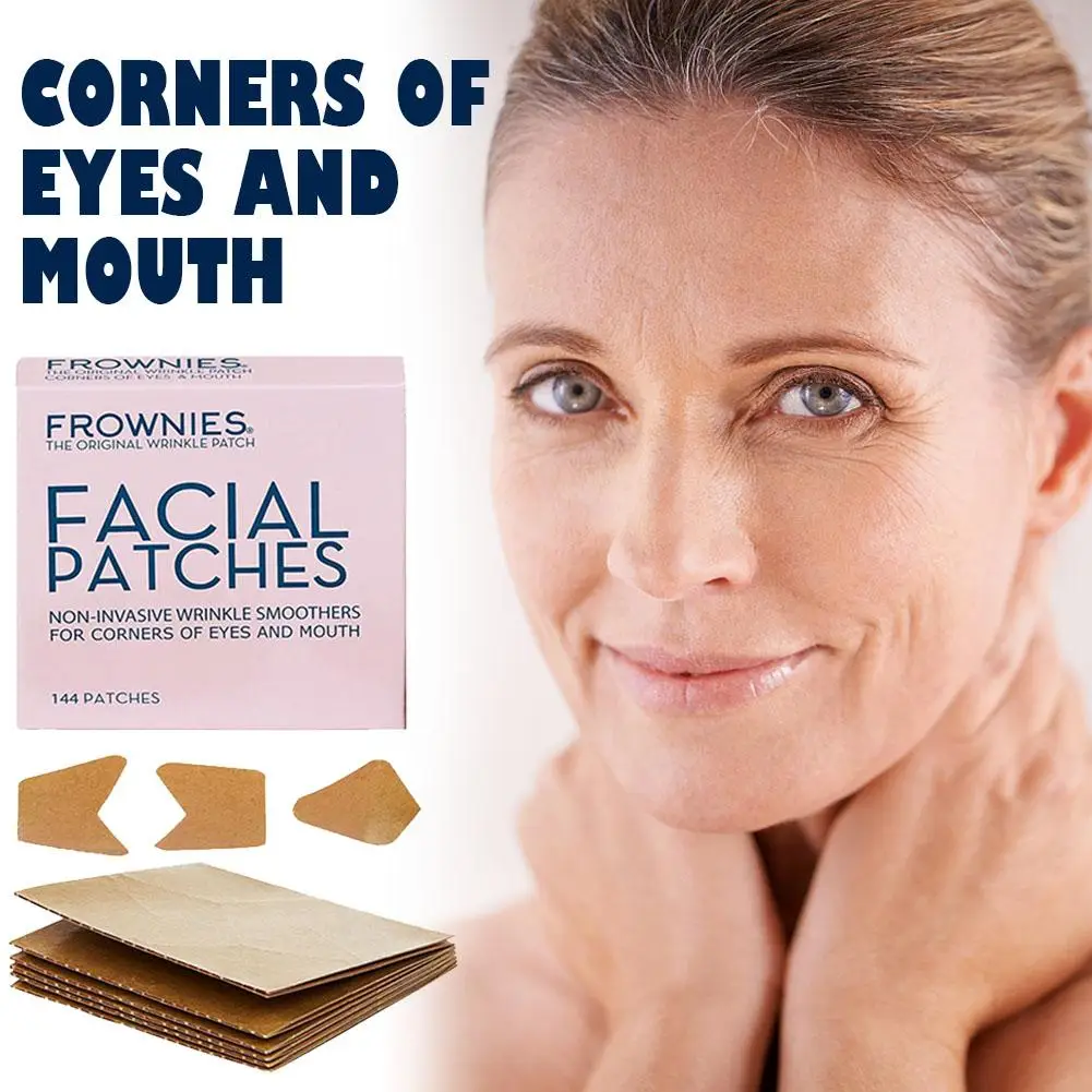 FROWNIES Face Lift Tape Lifting Firming Face Sticker For Women Forehead Anti-Wrinkle Lift Up Tape Frownies Facial Patches