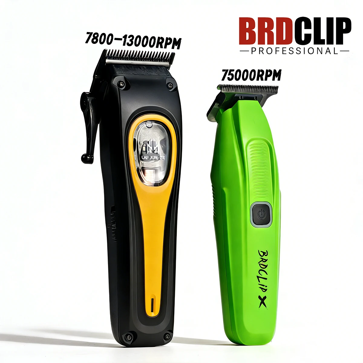 2026 7800-13000RPM BRDCLIP Professional Hair Clipper Vector Motor 953 DLC Carbon Steel Blade 5 Adjustment Trimmer FA1981 7500RPM