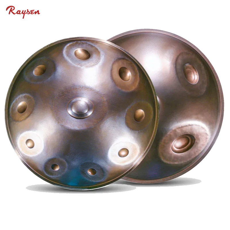 Hand Pan Drum High Quality 9-17 Note Handpan 14 Note D Kurd Adult Percussion Instrument Steel Tongue Drum