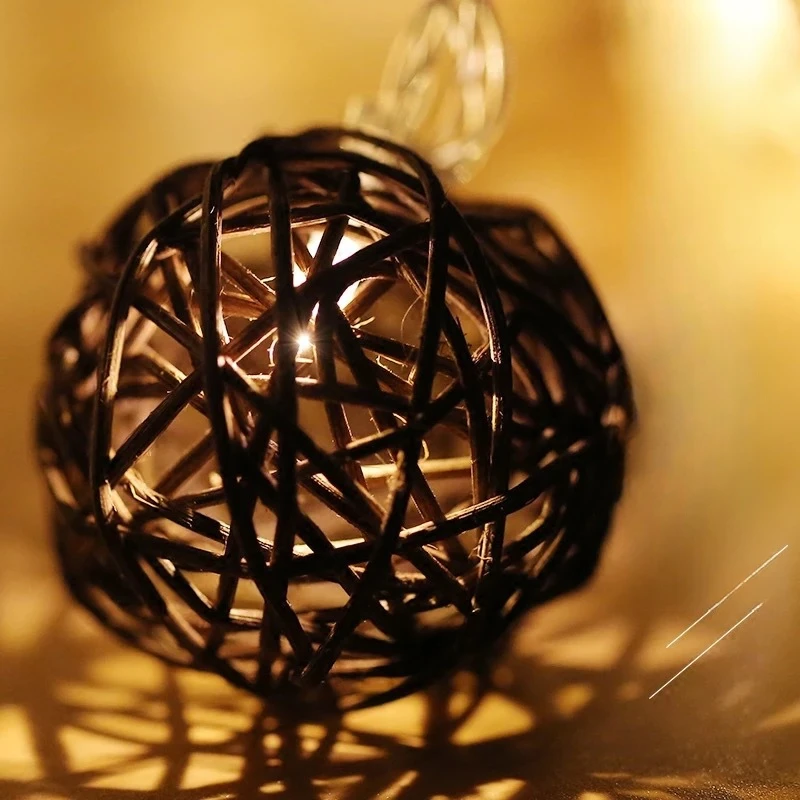 HandmadeledSepak Takraw String Light Modeling Licht Ster Licht Kerstdecoratie Klein Gekleurde Licht Knipperlicht