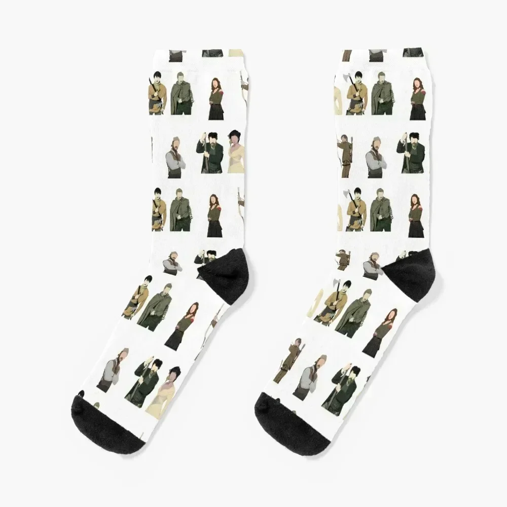 

Robin Hood Characters ensemble Socks shoes Rugby Heating sock man Socks For Men Women's