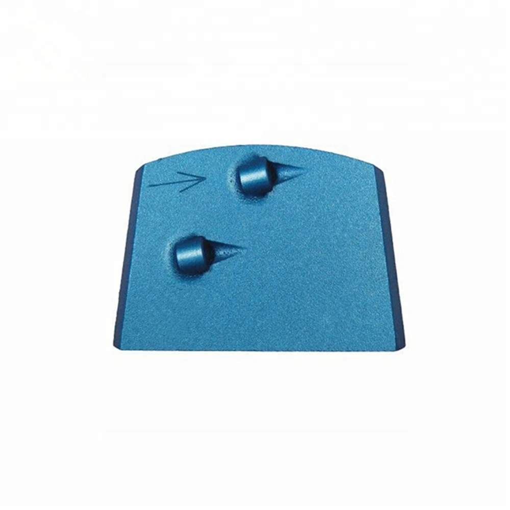 LAV67 Clockwise Trapezoid PCD Concrete Pad Grinding PCD Segments Remove Epoxy Resin Lavina Grinding Shoes with Two Quarter PCD