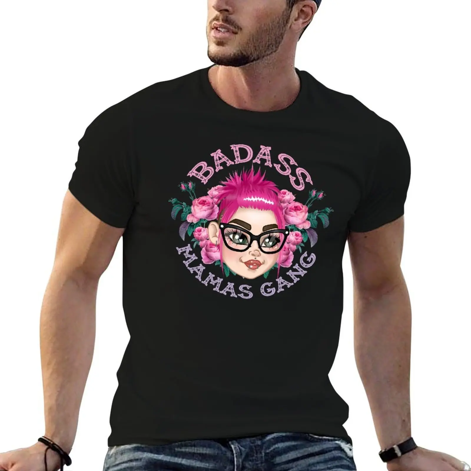 Badass Mamas Gang T-Shirt essential t shirt graphic tee shirt mens graphic t-shirts funny