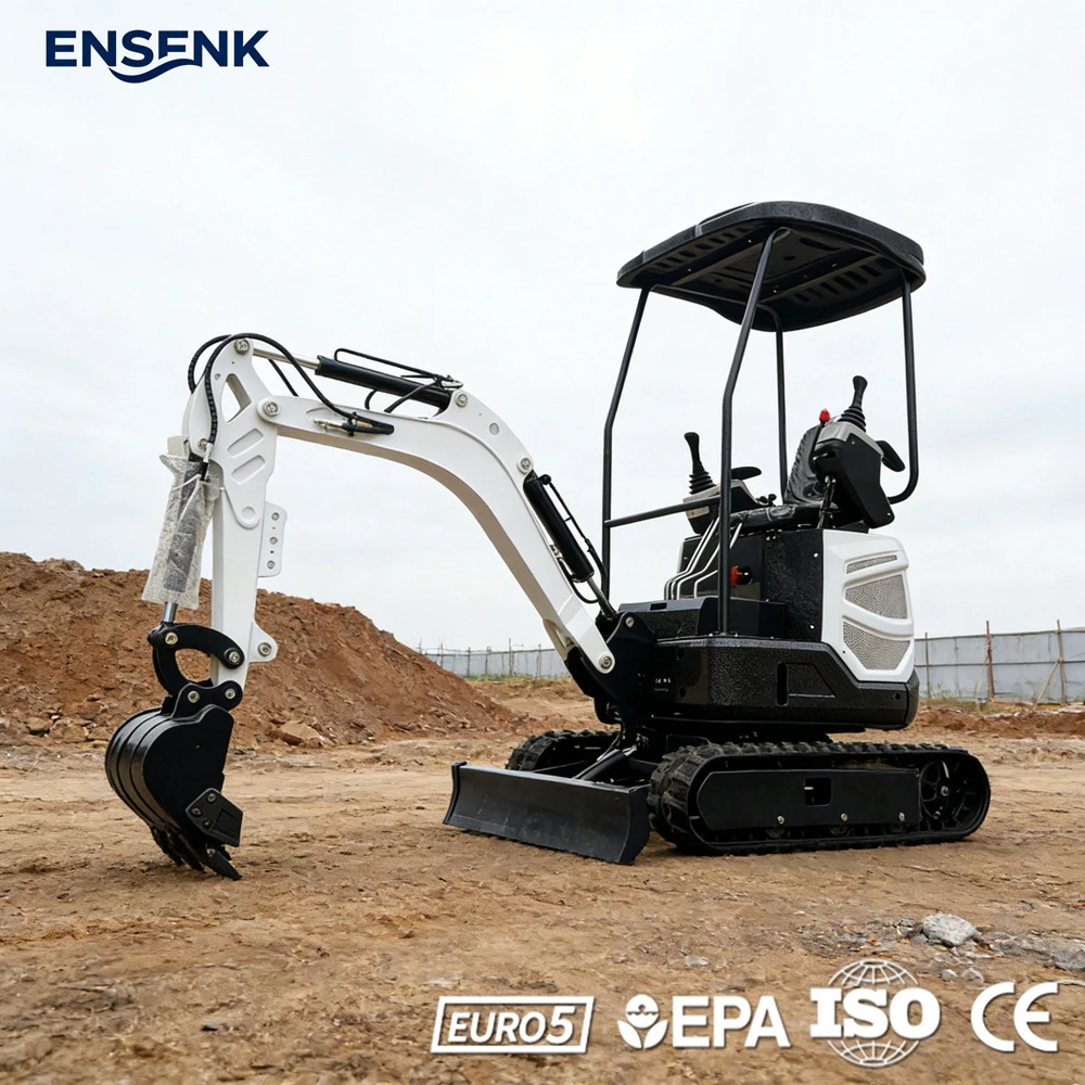 

Mini Excavator 0.8Ton 1.2Ton 2.0Ton Construction 1.8Ton Diesel Engine Kubota CE Europe Tools Diggers