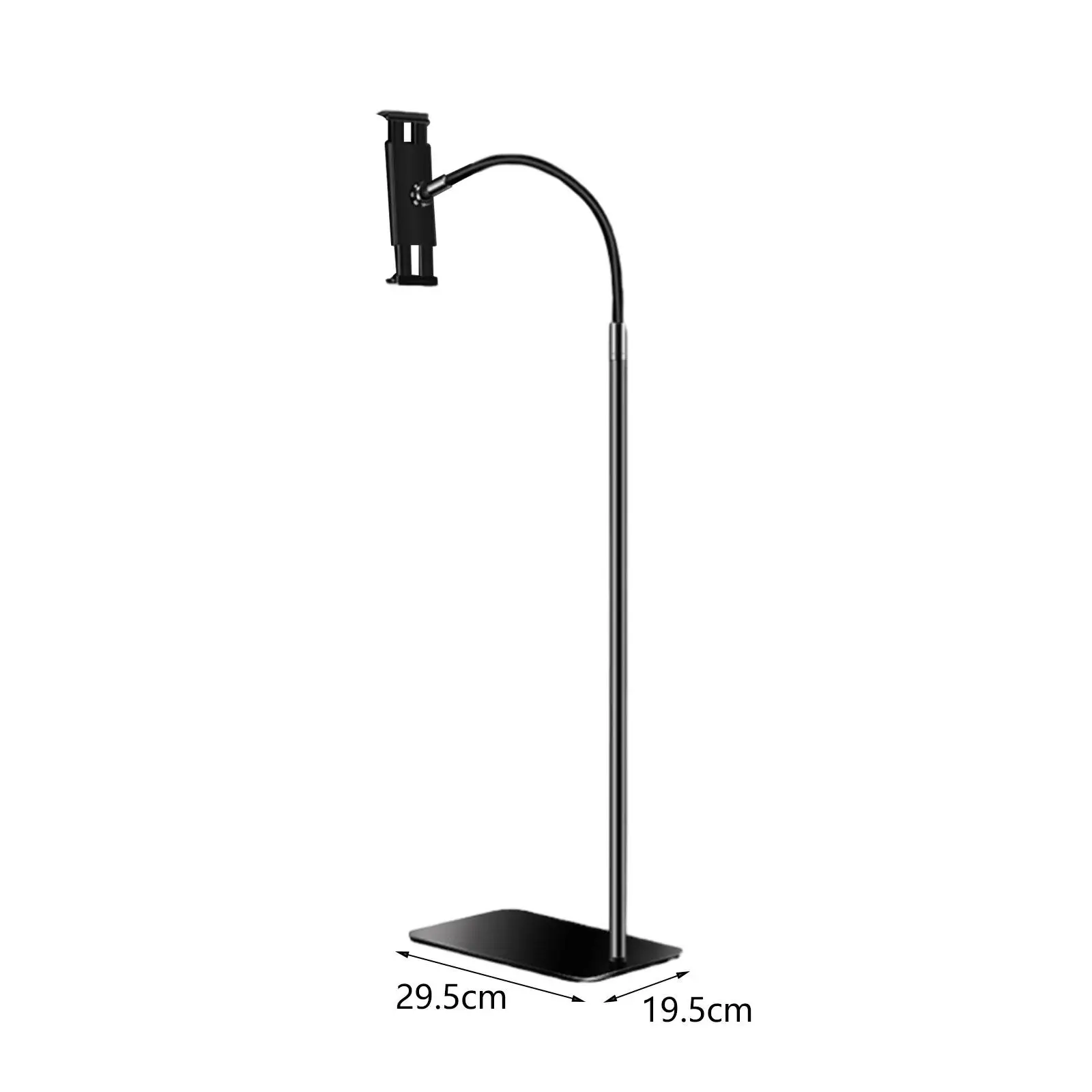 Tablet Floor Stand Phone Holder Portable Metal Durable Stable Base Phone Holder Video Stand for