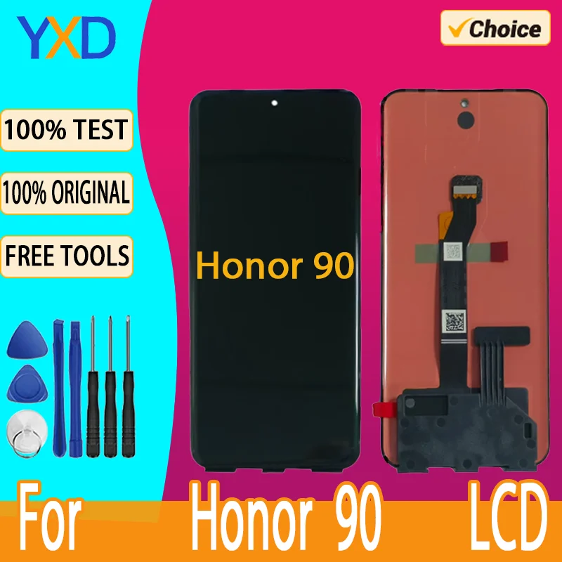 OLED Display For HUAWEI HONOR 90 OLED Display Touch Screen Digitizer Assembly For HONOR 90 small flaws OLED Screen Replacement