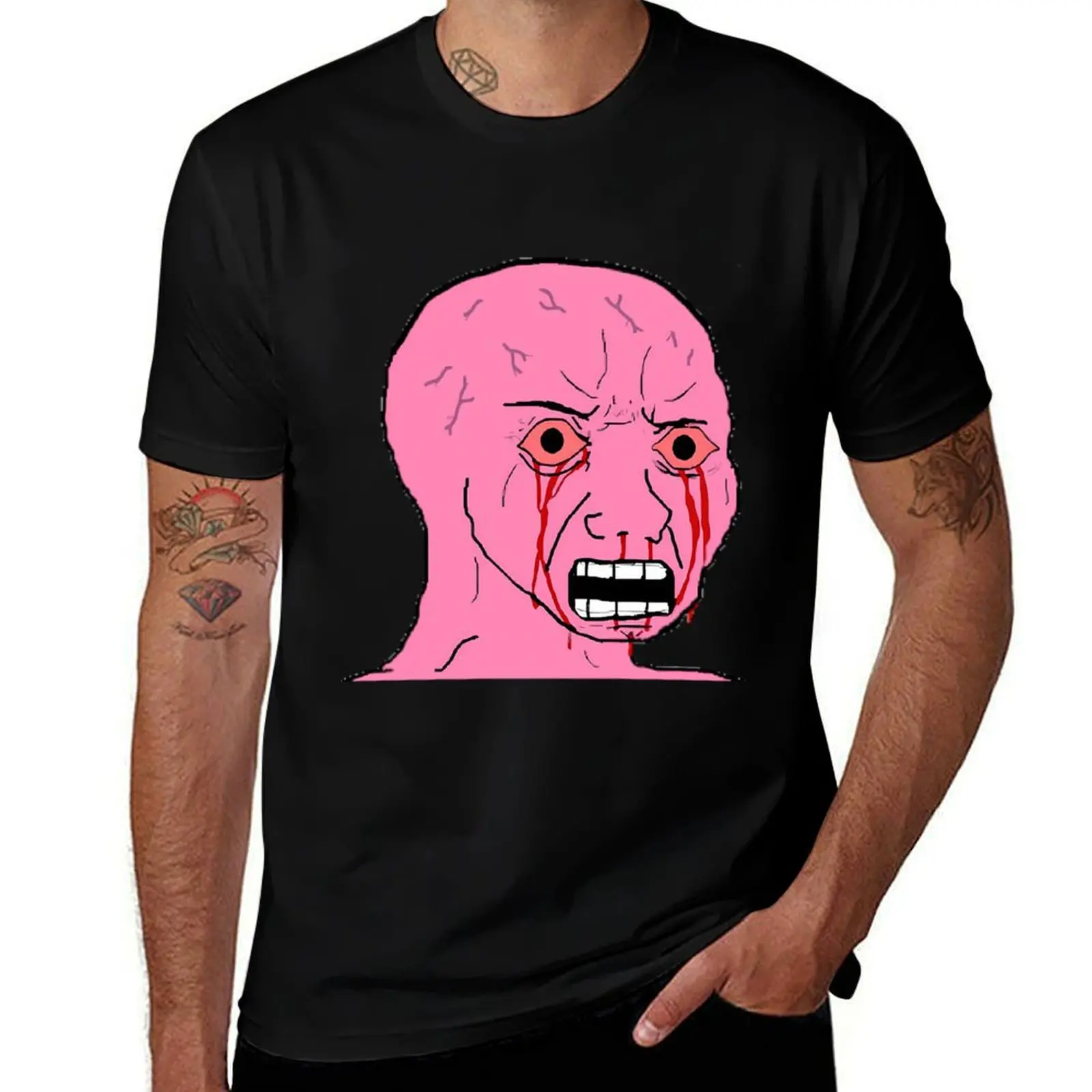 

Pink Wojak \t T-Shirt t shirt man designer man t shirt designer