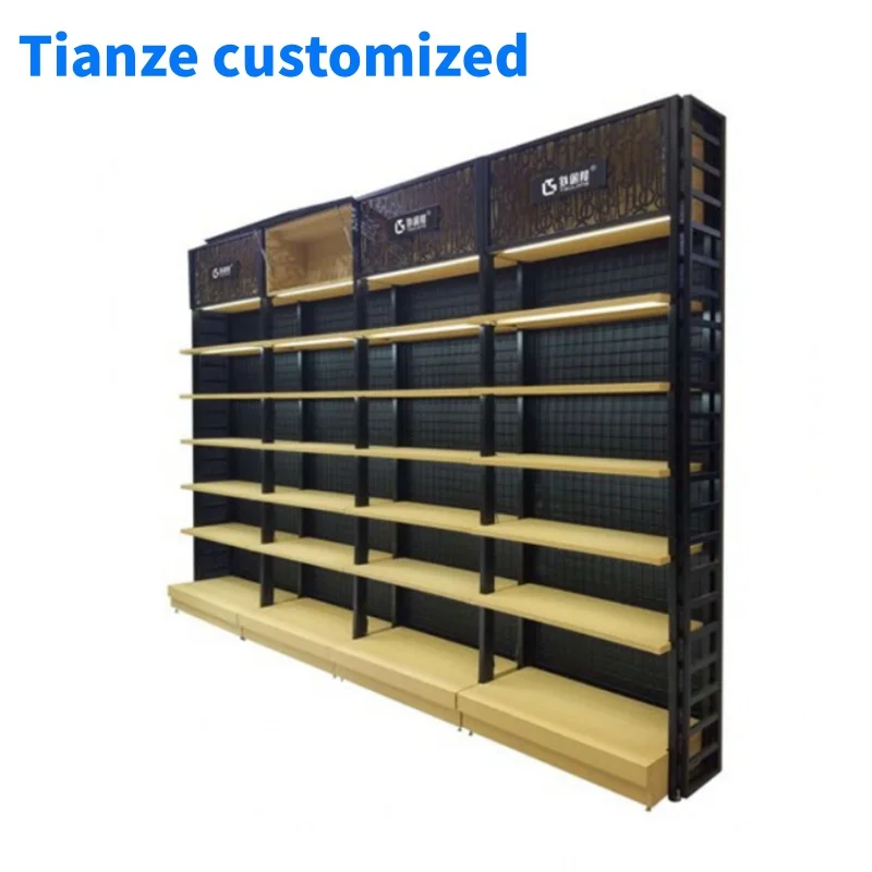 (customized)2019 Most Popular All Steel Structure Retail Store Drug Store Display Shelving