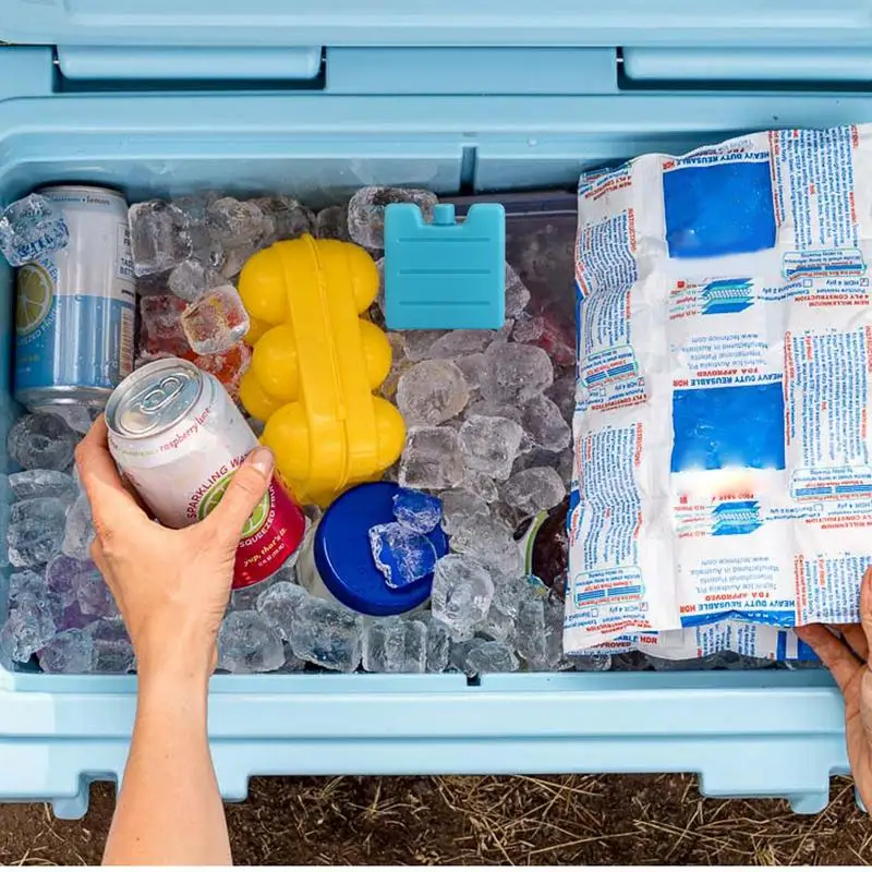 Lunch Box impacchi di ghiaccio confezioni di raffreddamento scatola di raffreddamento riutilizzabile Super congelamento e può essere riscaldata