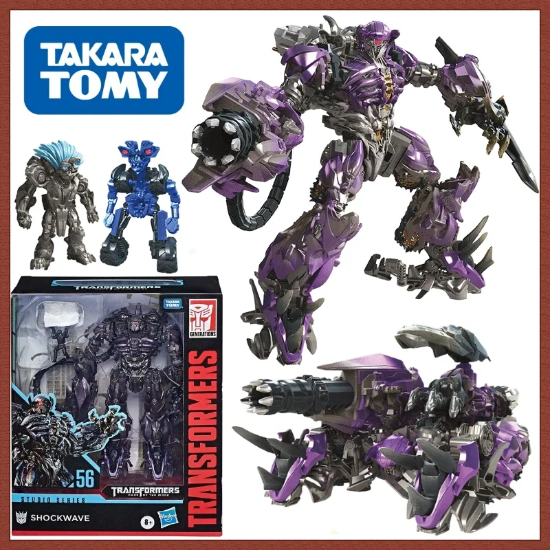 ในสต็อก Transformers SS Series SS-56 L-Class Shockwave ตัวเลขการกระทําหุ่นยนต์สะสมของเล่นเด็กรถของขวัญ