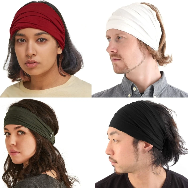 Trendy Wide Headband Sweatband Suitable for Hair Styling and Fashion Statements for Men, Women, Children Hair Accessory