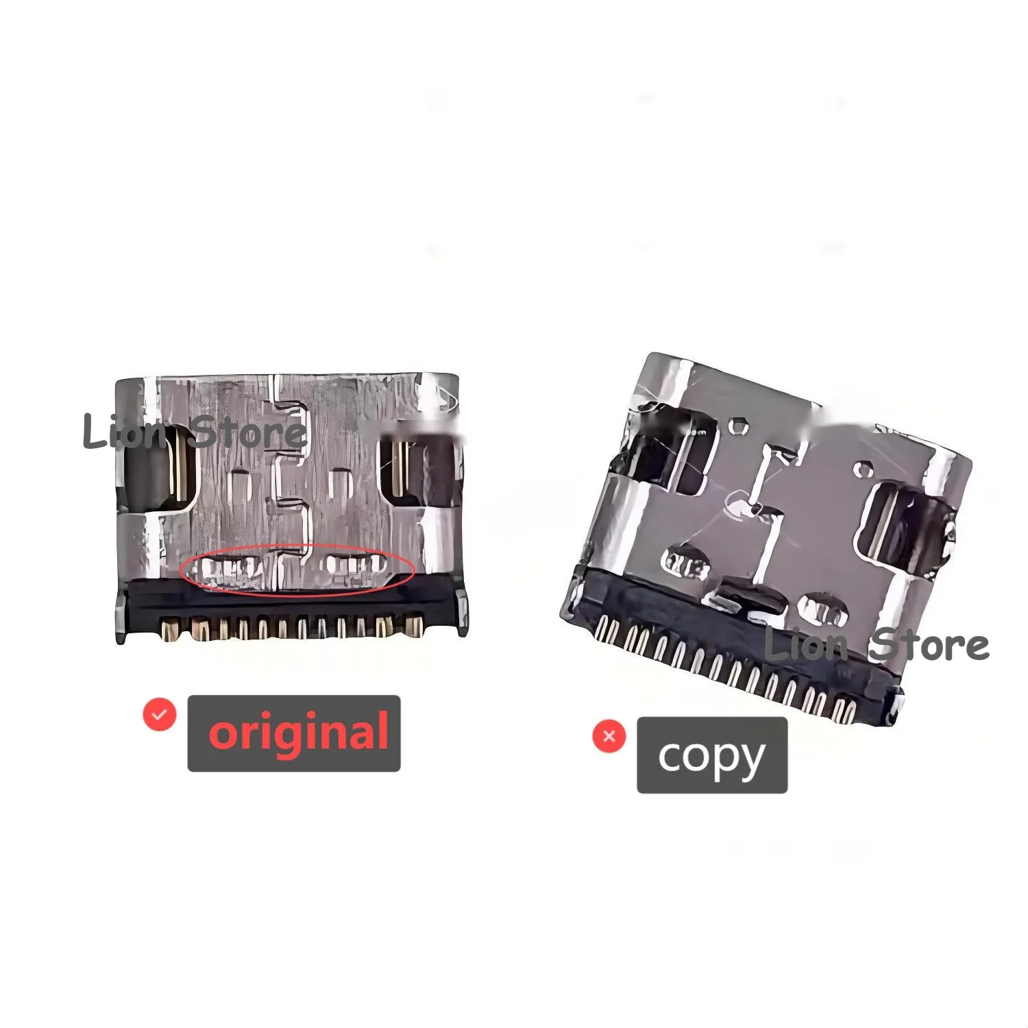 200pcs/lot FOR PS5 DualSense V1.0/V2.0/V3.0 controller original power socket charging port Repair&replace