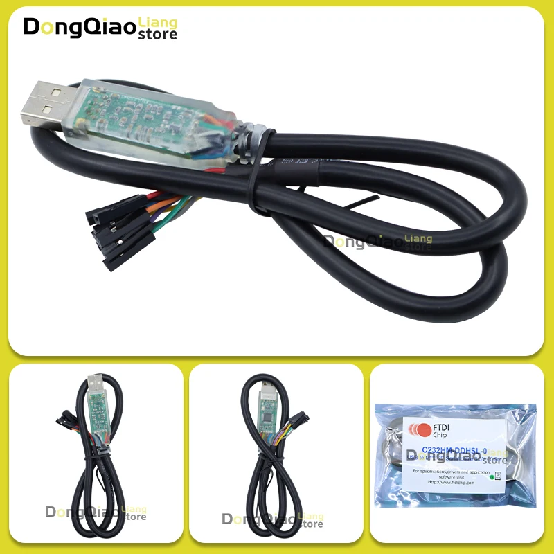 Original Import C232HM-DDHSL-0 EDHSL High Speed USB MPSSE Cable FTDI FT232H