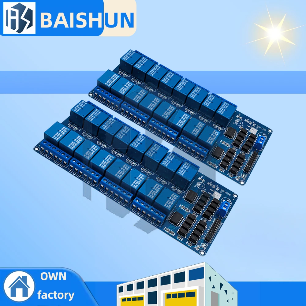 ‌-modulo-de-rele-de-16-canais-5v-com-isolamento-de-optoacoplador-–-10a-250v-ac-30v-dc-de-alta-carga-para-arduino