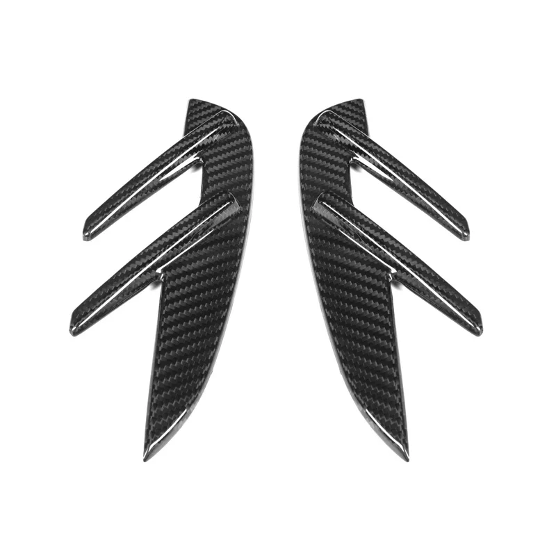 Hot selling 2pcs Carbon fiber Fender Vent Trims Cover decoration for BMW G80 M3 Sedan 2021 UP G80 Fender Trims