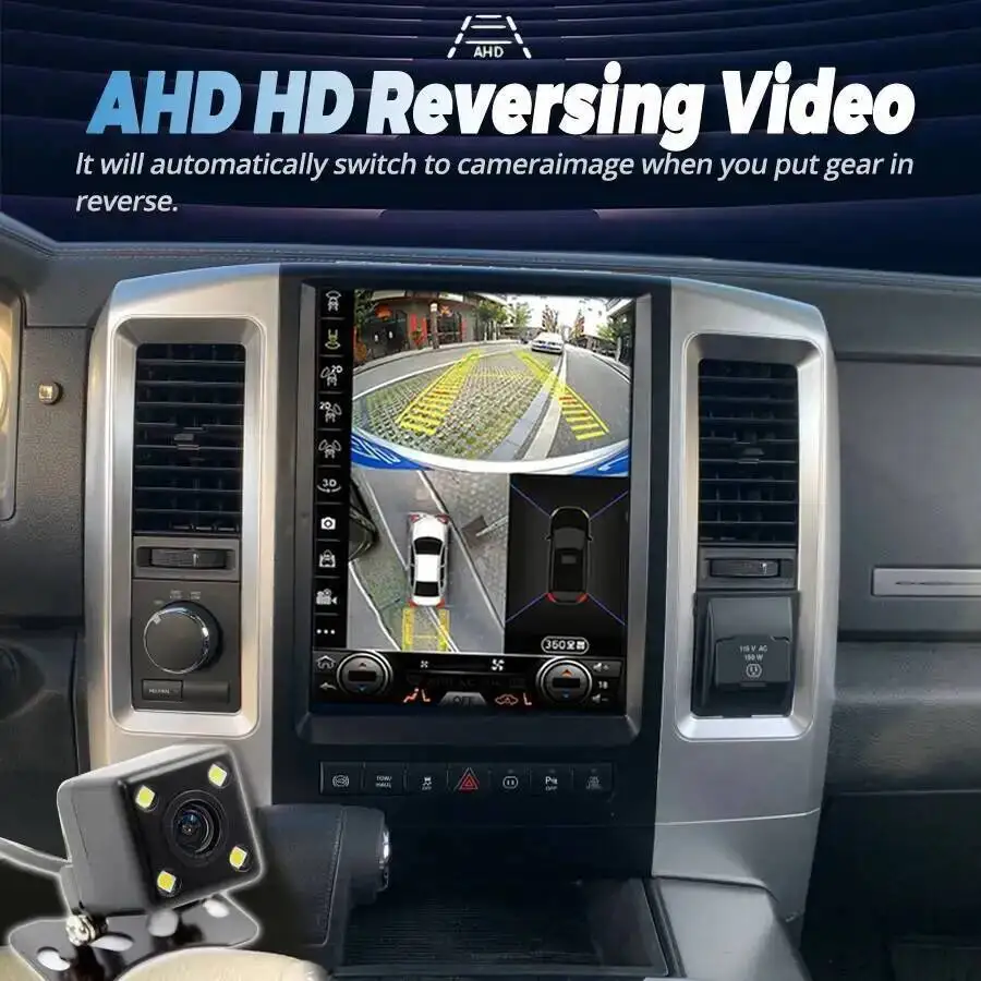 

Android Screen Car Radio Carplay For Dodge RAM 1500 2500 2009 2010 2011 2012 Multimedia Video Player Stereo Head Unit Navigation