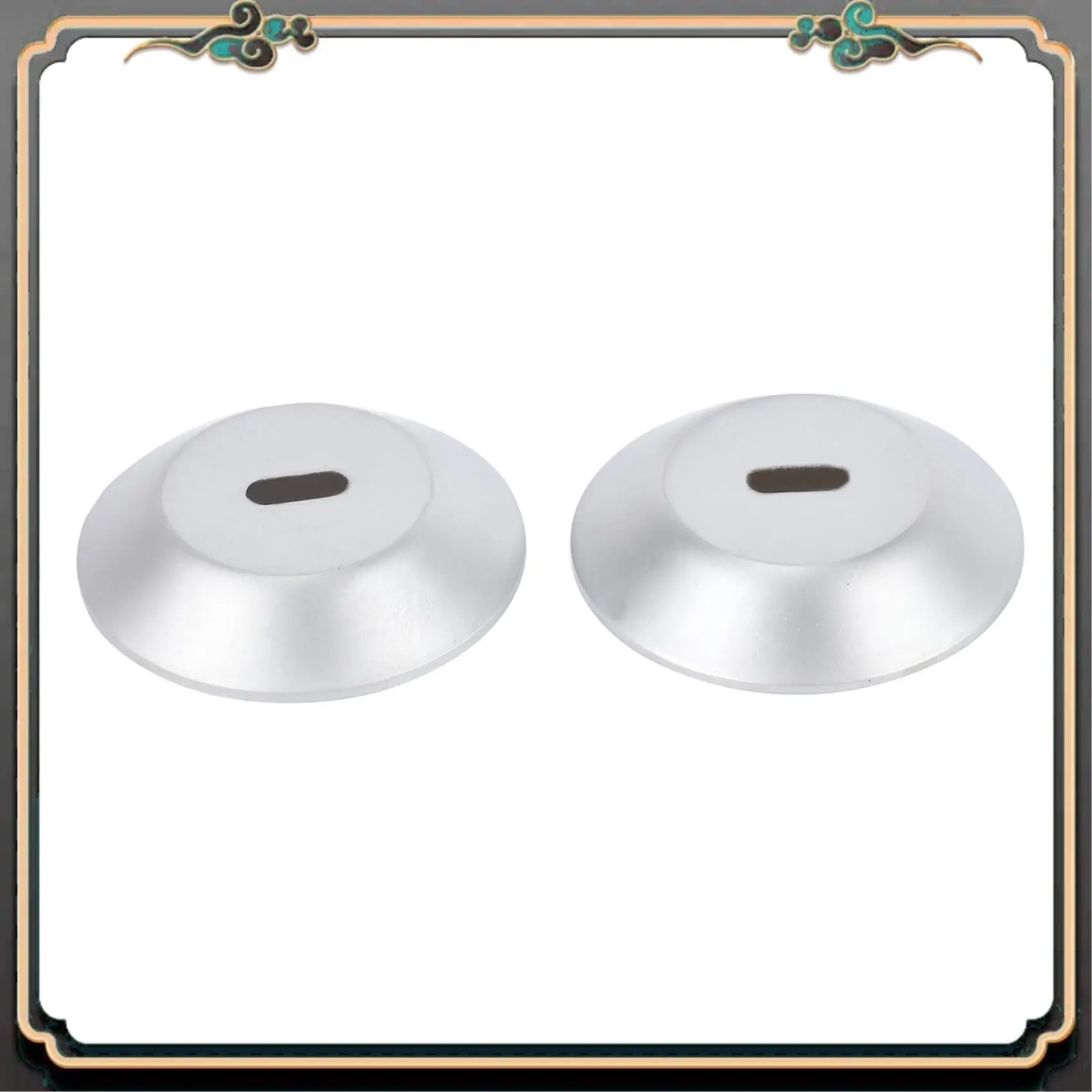 

Надежная клейкая защитная пластина со слотом для кабелей для блокировки ноутбуков, планшетов, мониторов и других устройств (серебристый, 2 шт.)