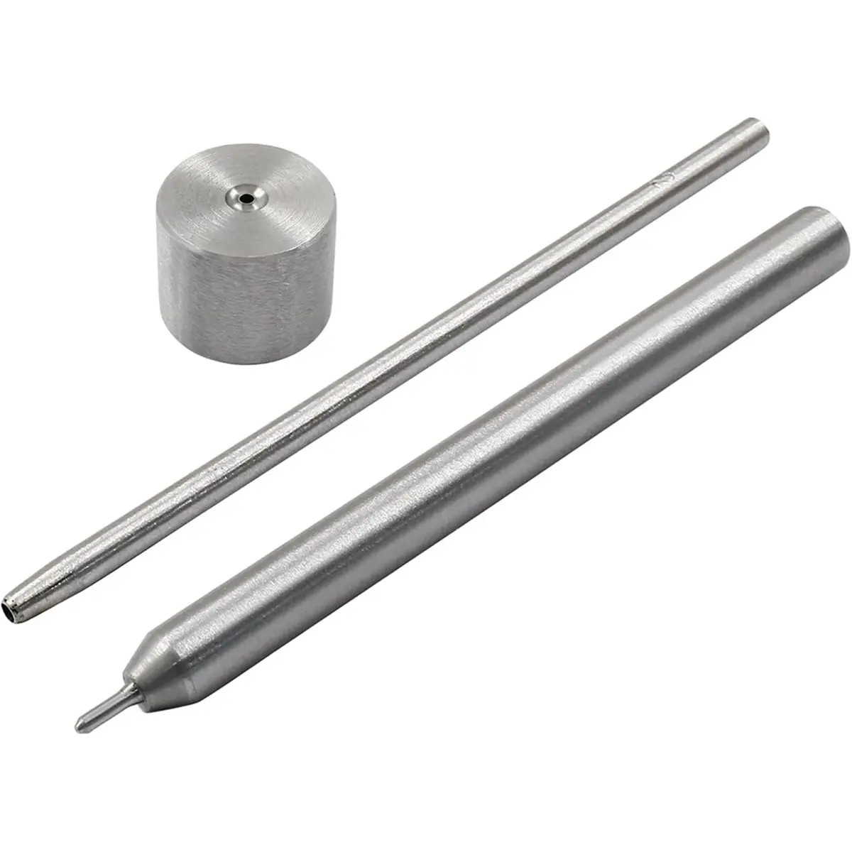 A1090P ~Eyelet Hole Punch Die Tool, 2mm Grommet Setter Hollow Punch (Includes Base & Ram) for Leather Craft Fabric Curtain DIY