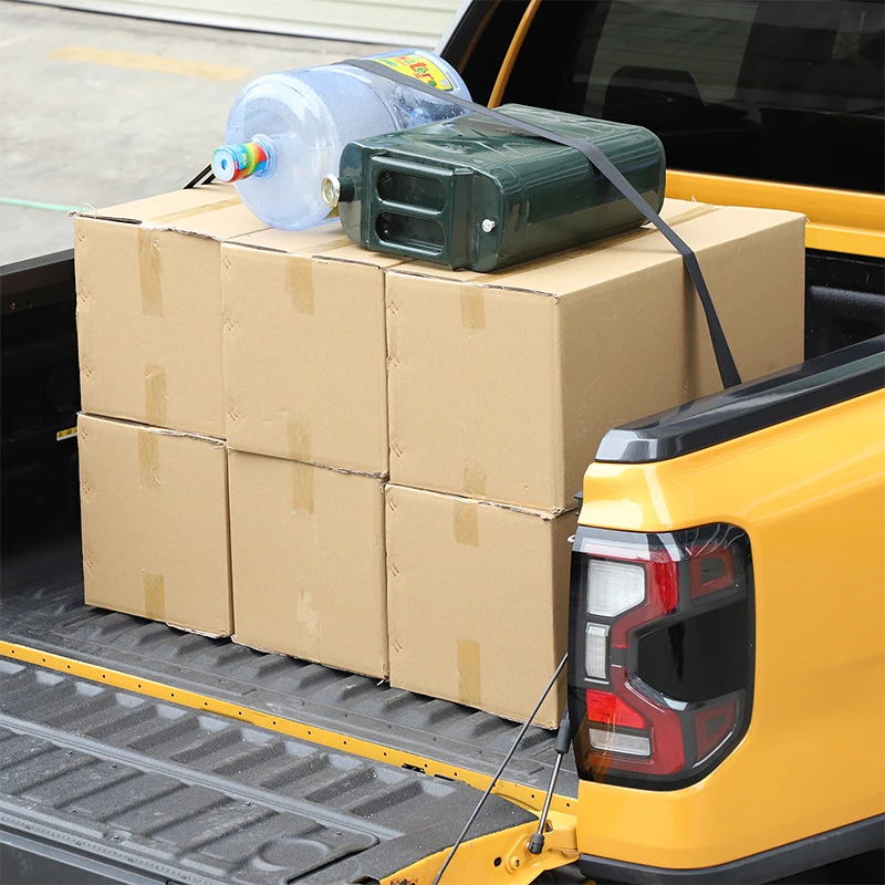 

For Ford Ranger T9 22-25 Carbon Steel Pickup Truck Bed Cargo Box Hook Rope Fixed Buckle Cargo Box Securing Strap Car Accessories