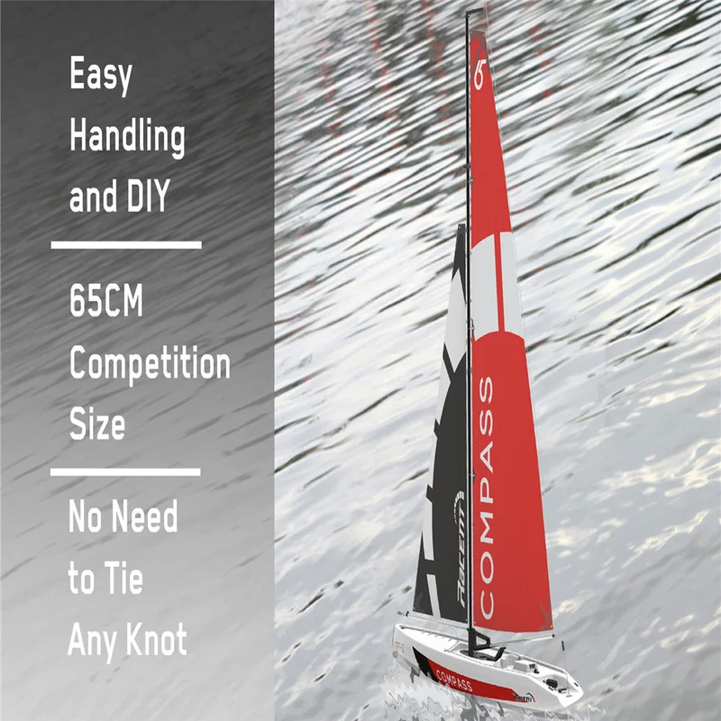 Nowy Olans 791-1 Konkurencyjny Zdalnie Sterowany Żaglówka DIY Zabawka Elektryczna Zdalnie Sterowana Szybka Żaglówka Model Zabawka