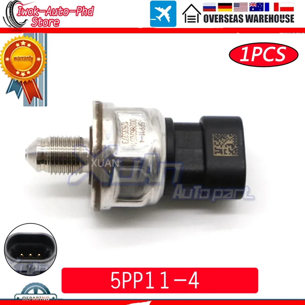 XUAN Fuel Rail Pressure Regulator Sensor Common Rail Valve Switch 5PP11-4 For Chevrolet Camaro Captiva Colorado Impala Malibu 