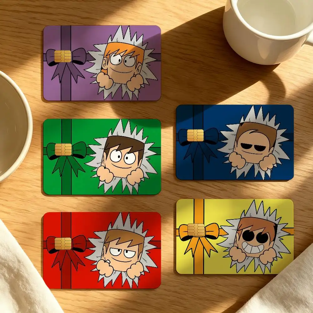 E-Eddsworld Tord Animation Ideal gift wrapping option credit card cover stickers original design card stickers
