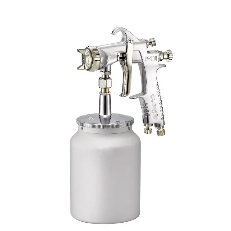 Prona R-200 العالمي بندقية رذاذ الطلاء للسيارات أداة هوائية البخاخ اللوحة مسدس أدوات السيارات منطقة كبيرة رش الطلاء