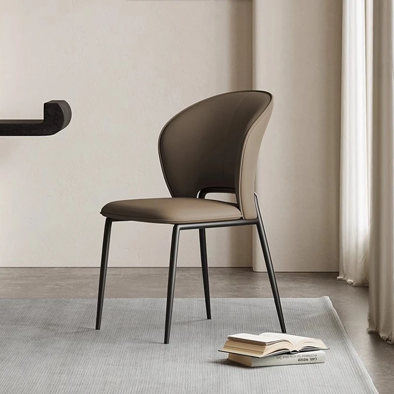 

European Lounge Dining Chair Modern Apartment Comfort Living Room Soft Dining Chair Ergonomic Balcony Sedie Da Pranzo Furniture
