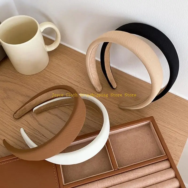 عصابة رأس واسعة النطاق للنساء، إكسسوارات شعر مرنة ومريحة، رائعة لغسل الوجه والمكياج واليوجا 10CD