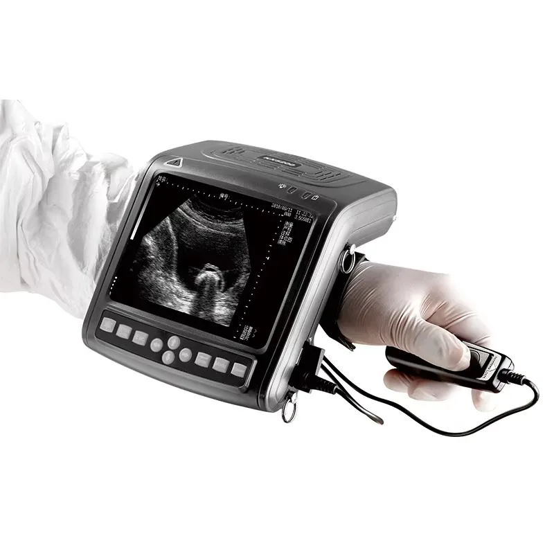 GF-KX5200 High Quality Veterinary Ultrasound Scanner 5.7 Inch Full Digital B-Mode Portable Rectal Probe for Cow for Animal Care