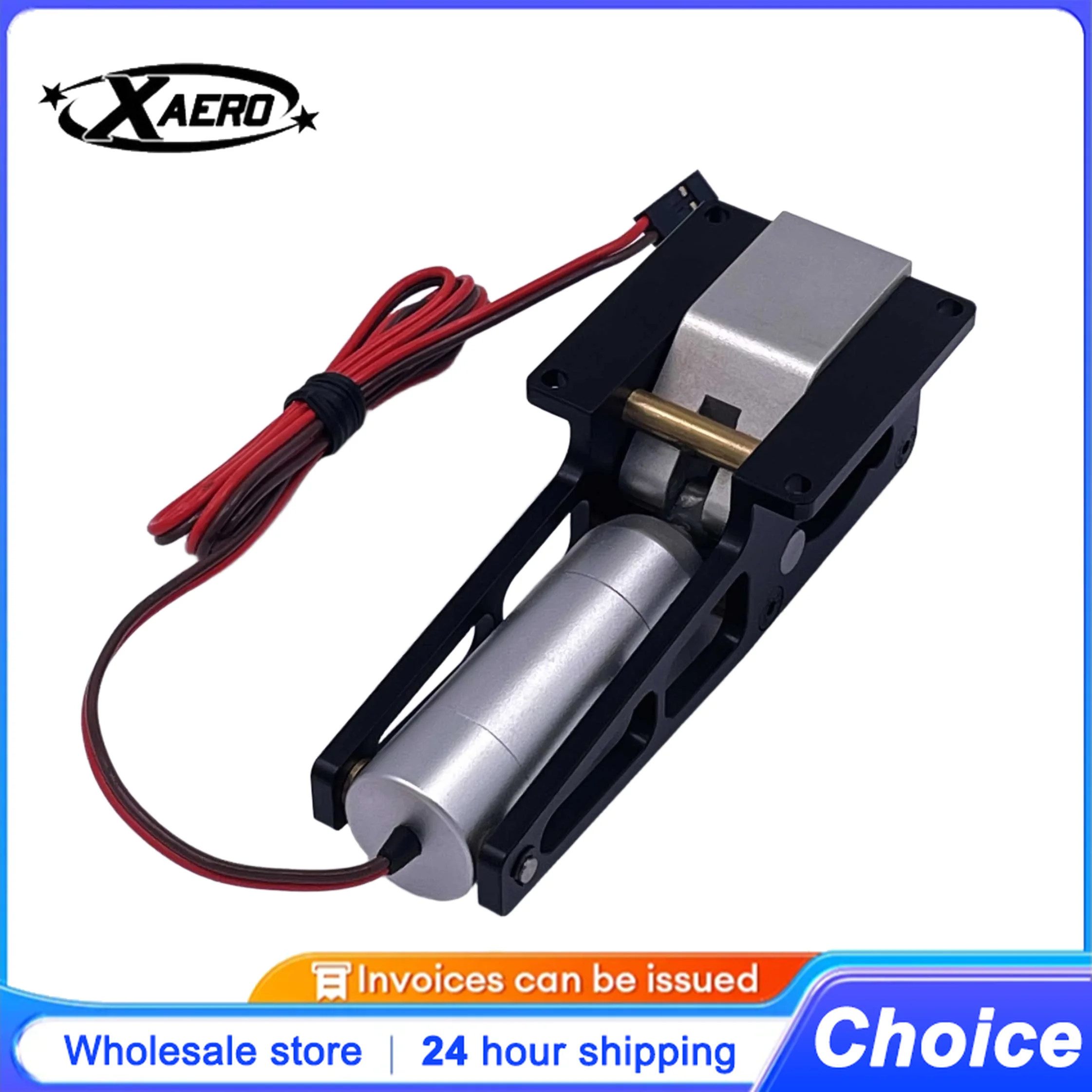 

XAERO ER150 Retractable Landing Gear for RC Jet, Heavy-Duty Aluminum Undercarriage with 90° Folding, 1/5-1/6 Scale Turbine Model