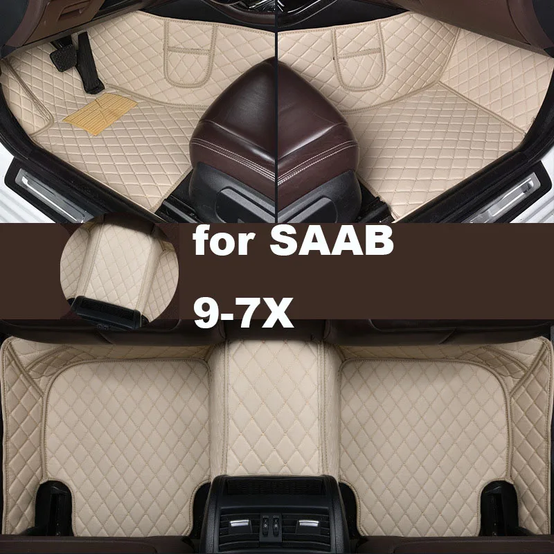 

Autohome Car Floor Mats For SAAB 9-7X 2005-2009 Year Upgraded Version Foot Coche Accessories Carpetscustomized